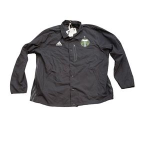 Portland Timbers Adidas Men’s Anthem Button Down Jacket XXL 2XL